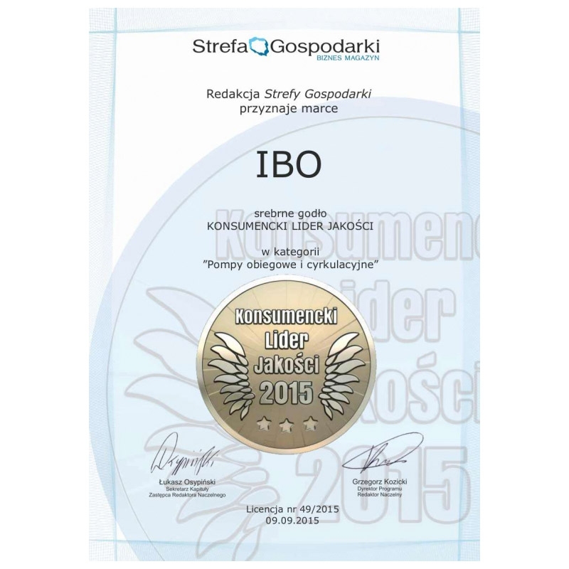 IBO OHI 15-60/130 Keringet szivatty