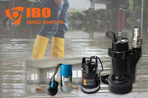 IBO KBFU építőipari szivattyúk, a víztelenítés mesterei