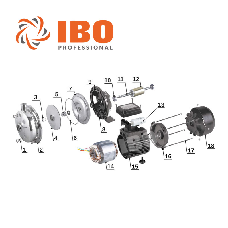IBO CPM 34 INOX Egylpcss centrifugl szivatty