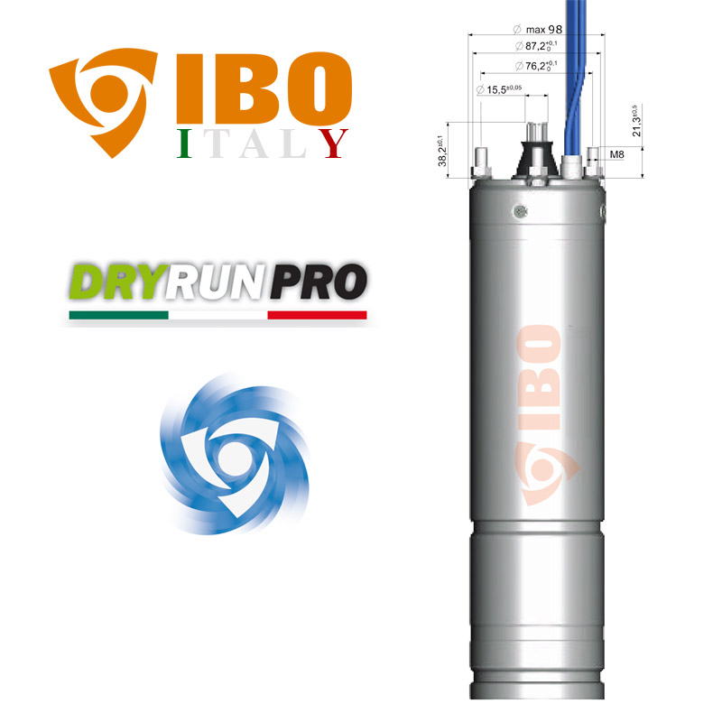 IBO FP4 H 100 (400V) olasz mélykút szivattyú