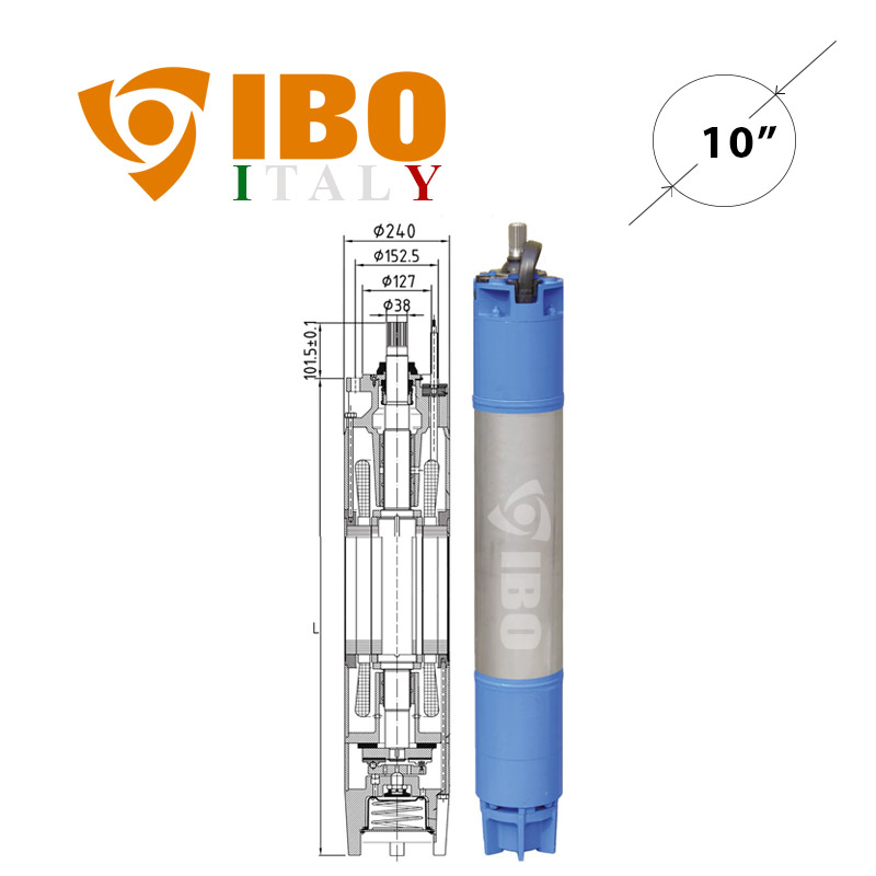 IBO FX10 150/6 olasz öntöttvas mélykút szivattyú